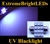 TWO UV Blacklight DE3175 31mm 12-SMD Festoon LED Light bulbs