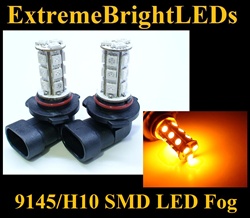 Amber 9145 9140 H10 9005 SMD LED Fog Light Daytime Running Light Bulbs