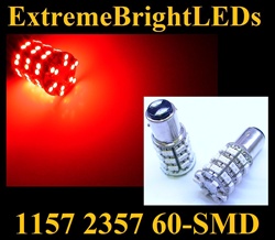 RED 60-SMD LED 1157 Signal Tail Brake Backup Lights