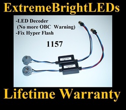 1157 2057 2357 7528 LED Light Bulb Warning Canceler Decoder Fix Hyper Flash Error Free Plug