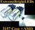 TWO Xenon HID WHITE 3156 3157 Cree Q5 + 12-SMD Backup Reverse Parking Turn Signal Brake Stop Light Bulbs