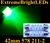 GREEN 9-LED 42mm 1.75" Festoon 2112 569 578 2122 2142 560