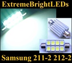 ONE Xenon HID WHITE Samsung 41mm 42mm 1.75" Festoon 578 211-2 212-2 214-2 SMD LED Light Bulb