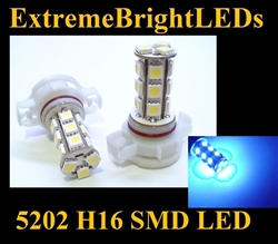 BLUE 5202 H16 5201 SMD LED Fog Light Daytime Running Light bulbs