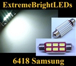 ONE Xenon HID WHITE Canbus Error Free 6418 C5W Samsung 5730 LED Light Bulb