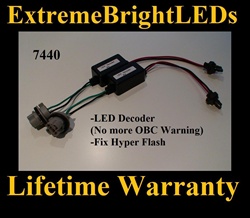 7440 LED Light Bulb Warning Canceler Decoder Fix Hyper Flash Error Free Plug