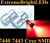 TWO Brilliant RED 7440 7443 Cree Q5 + 12-SMD Turn Signal Parking Tail Brake Stop Light Bulbs