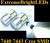 TWO Xenon HID WHITE 7440 7443 Cree Q5 + 12-SMD Backup Reverse Turn Signal Brake Stop Parking Light Bulbs