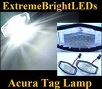 TWO Xenon HID WHITE TSX MDX RL TL ILX Accord Odyssey Civic SMD LED Lamps Lights