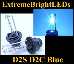 TWO Deep BLUE D2S D2R D2C HID bulbs for factory HID equipped cars