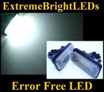Canbus Error Free LED License Plate Lights Lamps Mercedes-Benz W203 W211 W219