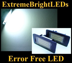 Canbus Error Free LED License Plate Lights Lamps BMW E82 E83 E70 E71 E90 E91 E92