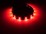 TWO 30cm 5050 RED SMD LED Strip Underdash Underdoor headlight Cabinet