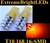 TWO AMBER T10 168 2825 16-SMD SMD LED bulbs