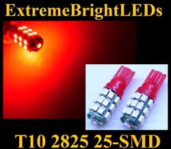 RED 25-SMD SMD LED Parking Backup 360 degree High Power bulbs