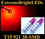 RED 38-SMD SMD LED Parking Backup 360 degree High Power bulbs